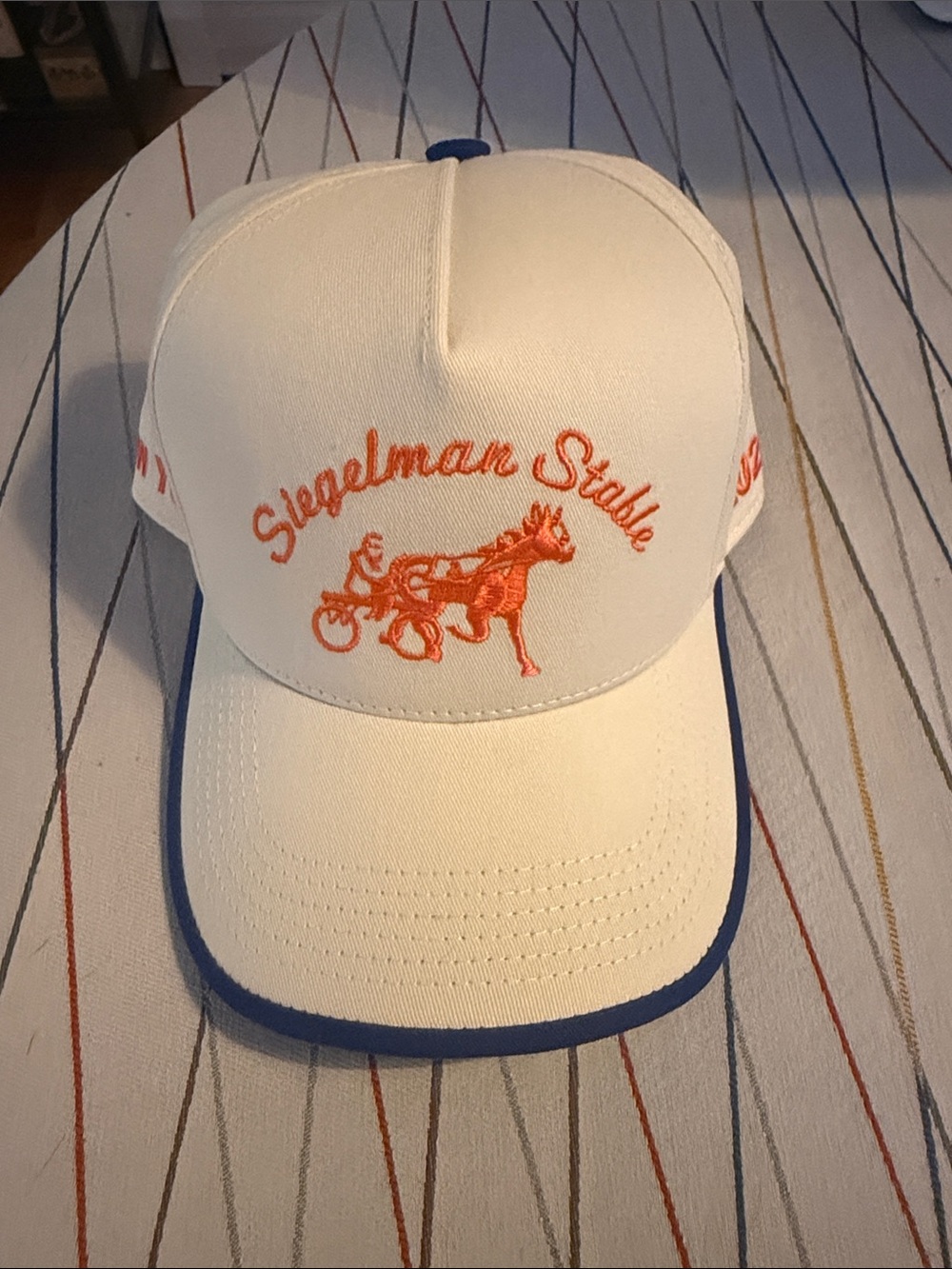 New New York Knicks Champions Siegelman Stable Snapback cap